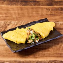 ねばとろ納豆オムレツ
