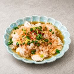 水晶鶏 中華風鬼おろし