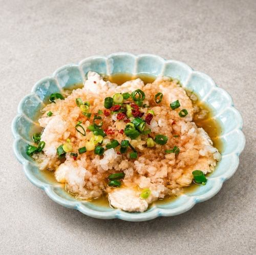 水晶鶏 中華風鬼おろし