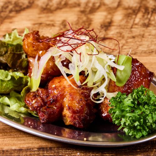 秘伝の出汁唐揚げ 油淋鶏　3ヶ