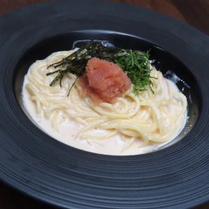 ゆず香る明太クリームパスタ