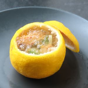 柚子ジュレの冷製前菜