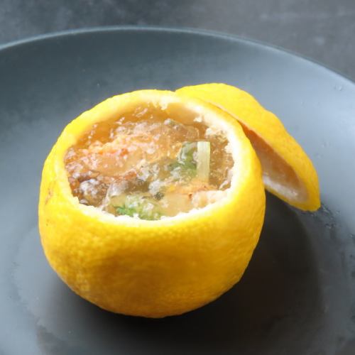 柚子ジュレの冷製前菜