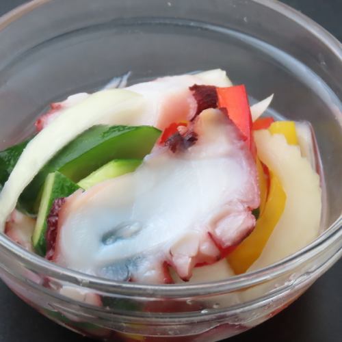 季節野菜のさっぱりマリネ