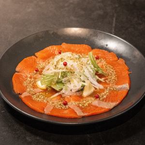 サーモンのカルパッチョ