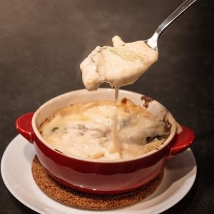 牡蠣アスパラグラタン
