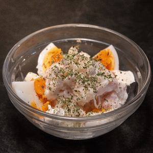 生ハムとクリームチーズポテトサラダ