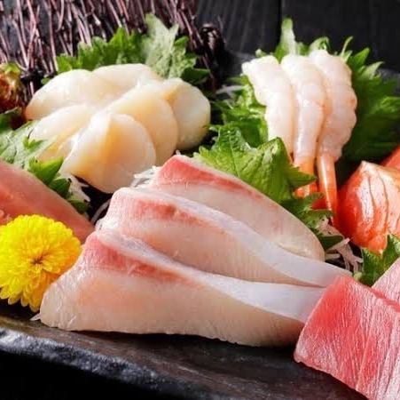 刺身六点盛り合わせ