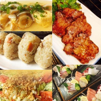 <プレモルや角ハイなど2時間飲み放題付!!>さむらいお手軽コース♪※1時間飲放延長1000円(税込)