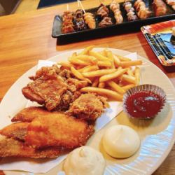 フィッシュ＆唐揚げ＆ポテト