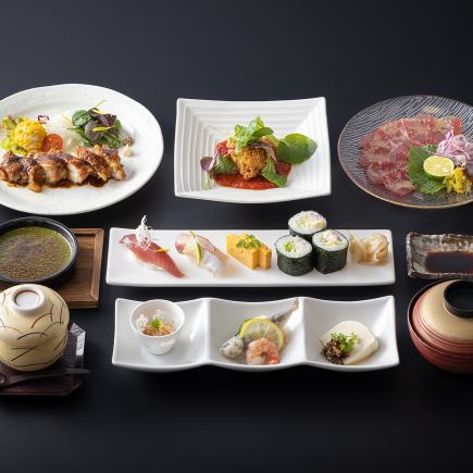 [Casual course 4,000 yen] 8 dishes / Enjoy the taste of the ingredients even more! Fresh seafood adds a gorgeous touch!