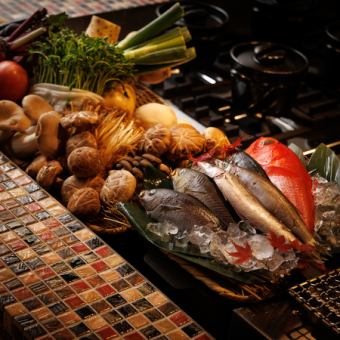 風雅の焚火コース（お料理のみ）