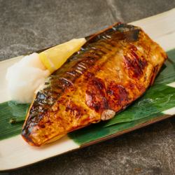 トロさばの塩焼き