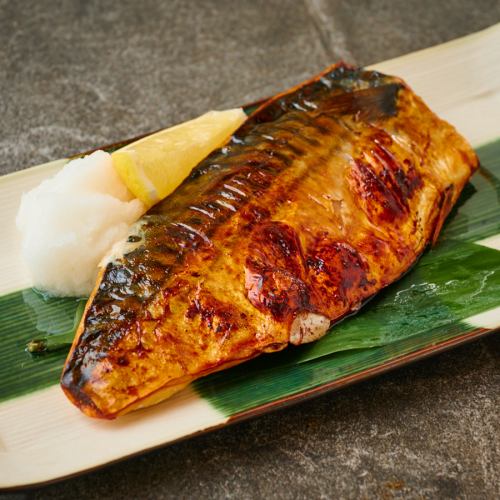 トロさばの塩焼き