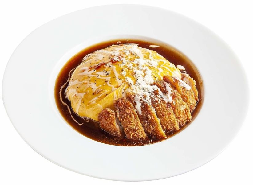 オムカツ丼