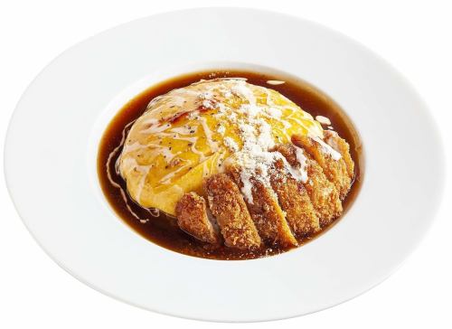 オムカツ丼