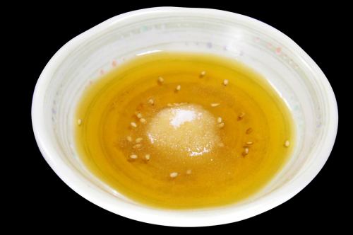 sesame oil salt