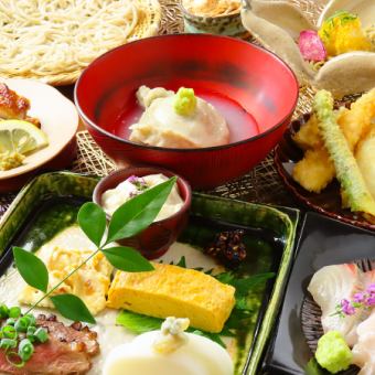 ランチ限定【そば屋の季節のミニコース】