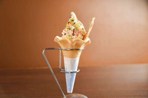 ソフトクリーム (ぱらぱら)