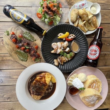 Experience Australian cuisine! Manly Course 3,500 yen + 1,400 yen for 2 hours of all-you-can-drink with 80 types of drinks