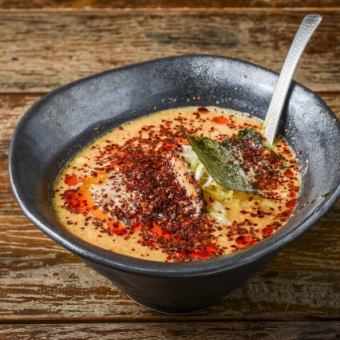 ★激辛玉子とじラーメン