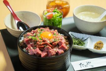 赤身たん肉まぶし御膳