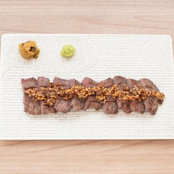 サクサク醤油牛たん焼き定食