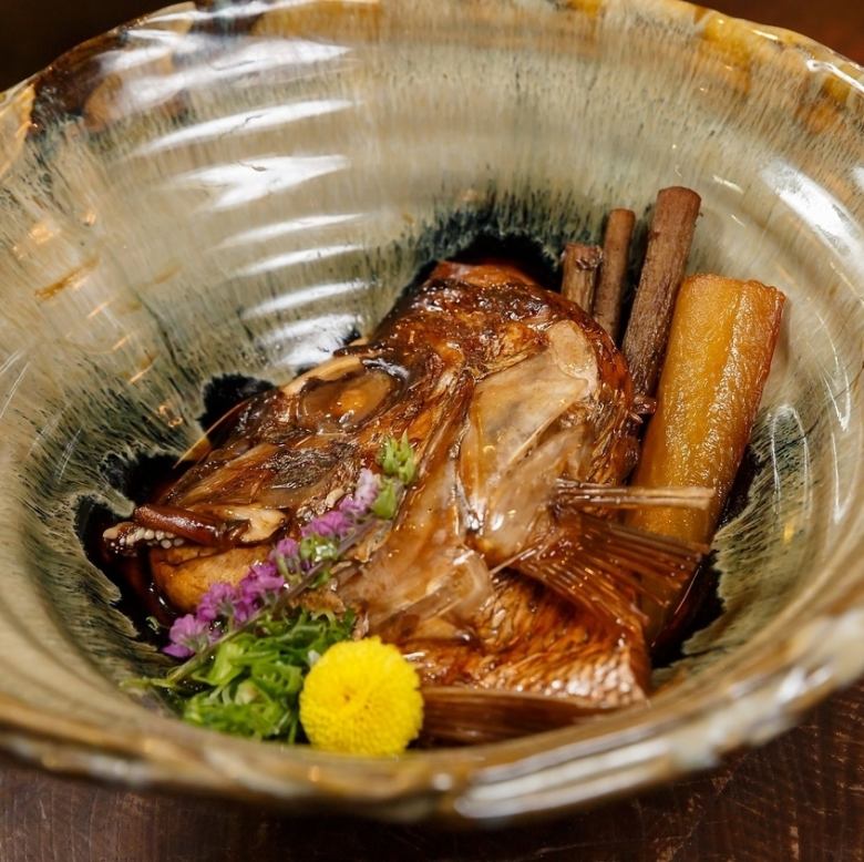 【海鮮逸品】真鯛のアラ炊き