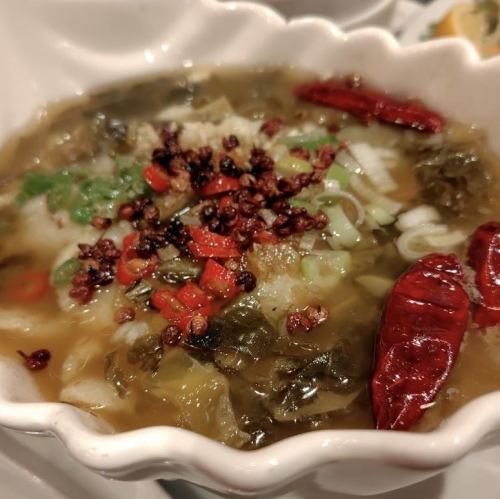 高菜入り牛肉の煮込み