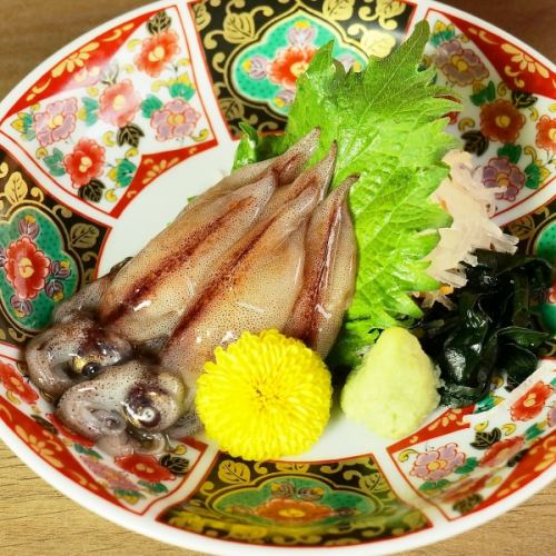 Firefly squid sashimi