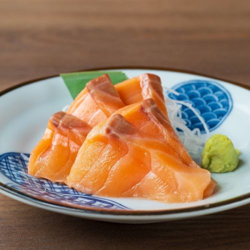 Salmon sashimi