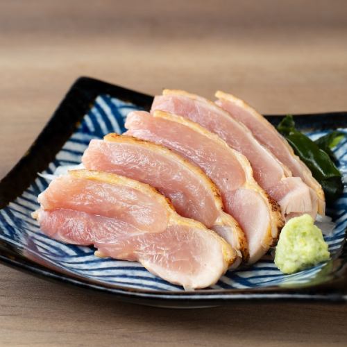 Chicken thigh sashimi