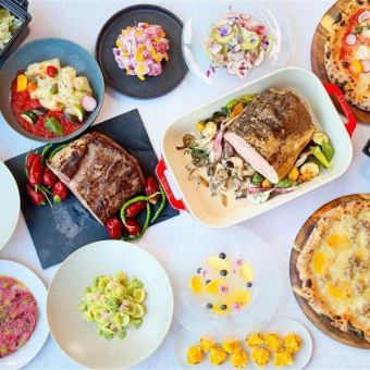 冬季晚餐自助餐和免费咖啡厅（120分钟）