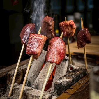 【周年プレミアム肉コース】大人気肉塊串や囲炉裏焼肉など豪華肉祭に圧巻◎今だけ9500円→3500円