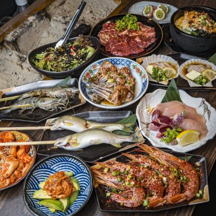 【周年プレミアム海鮮コース】カンジャンシリーズや豪華海の幸をどっさり◎今だけ9500円→3500円