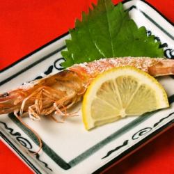 One Tiger Prawns (Grilled with Salt)