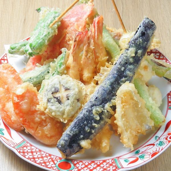 [Tempura is 150 yen per item ~] Assorted classic tempura small (7 types) 1000 yen