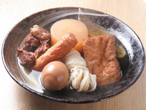 Assorted six dishes of oden