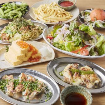 Same-day reservations accepted! [Most popular] Kakusan Course: 2.5 hours of all-you-can-drink, 7 dishes for 4,000 yen. *On Fridays, Saturdays, and days before holidays, there is a 2-hour limit.