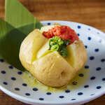 Potato butter and mentaiko