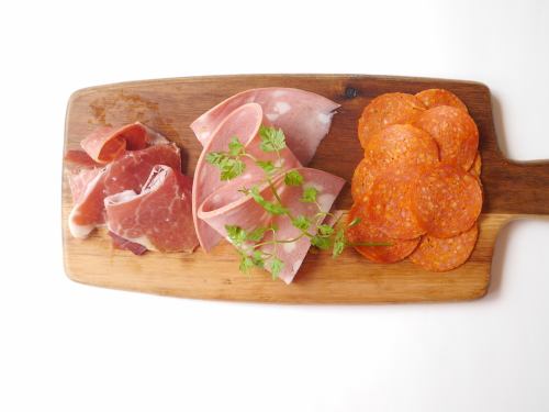 Assortment of 3 Kinds of Uncured Ham