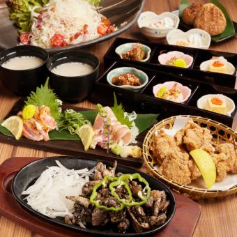 【冬春】【鳥一筋贅沢コース】国産地鶏の旨み全11品 3H飲み放題付 7,000円⇒6,000円