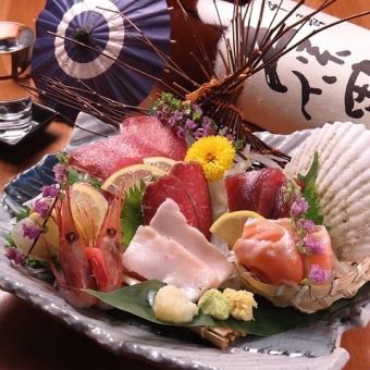 《春爛漫・特選桜コース》生ビール付き♪厳選春野菜と極上桜鯛の饗宴　3時間飲み放題　4,500円