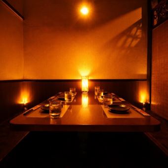 【Private Room】A sophisticated adult space with indirect lighting and various Japanese decorations, perfect for small groups! Enjoy your time without worrying about others in our completely private rooms with doors! Relax and unwind at our restaurant♪ (Ikebukuro/Private Room/Izakaya/Yakitori/Grilled Skewers/Local Chicken/All-you-can-drink/Banquet/Girls' Night Out/Business Entertainment/Anniversary/Recommended/Smoking Allowed)