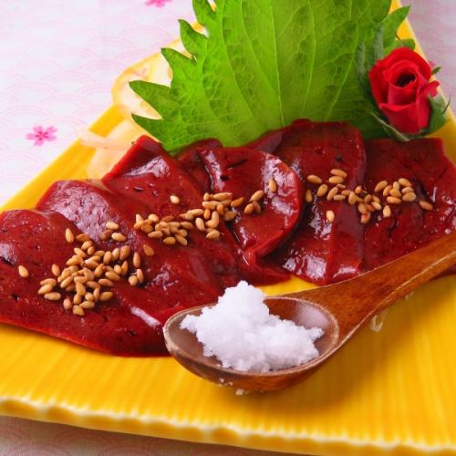 Sold out! Rare part [Horse liver sashimi] Crunchy texture with no smell