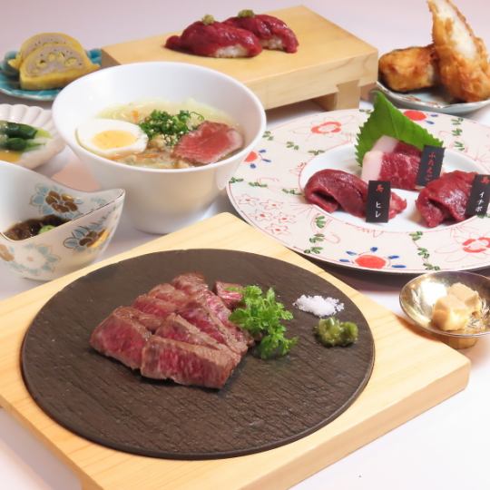 【ランチ限定】個室で楽しむ！名物お肉の階段&郷土料理セット全9品【3日前までの完全予約制】