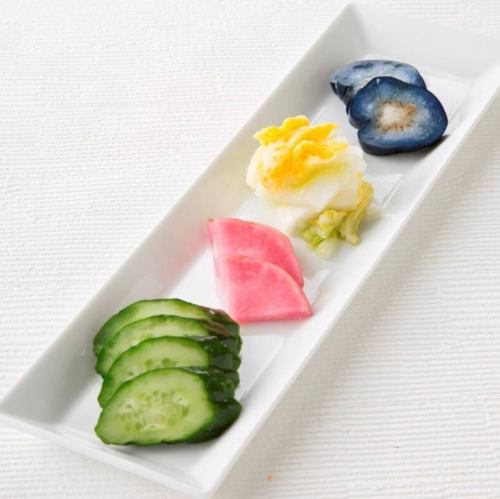 漬物盛り合わせ