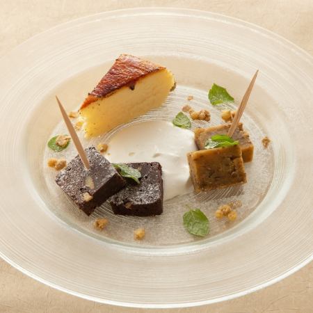 3種ケーキ盛り合わせ