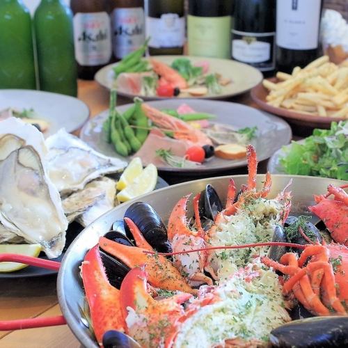 自慢のお料理と豊富なお酒