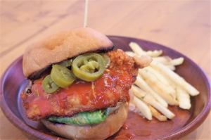 spicy chicken burger